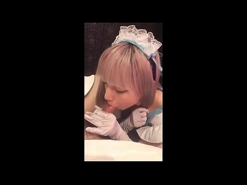 ❤️ Japanese Idol [mayuka], French maid costume, part 1, blowjob and jerk off with lotion ️❌ Porno sa amin ﹏